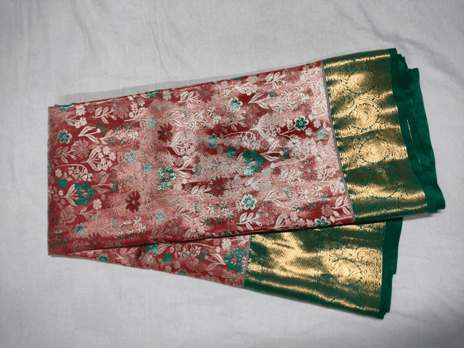 Semi kanchi Pattu saree view 2